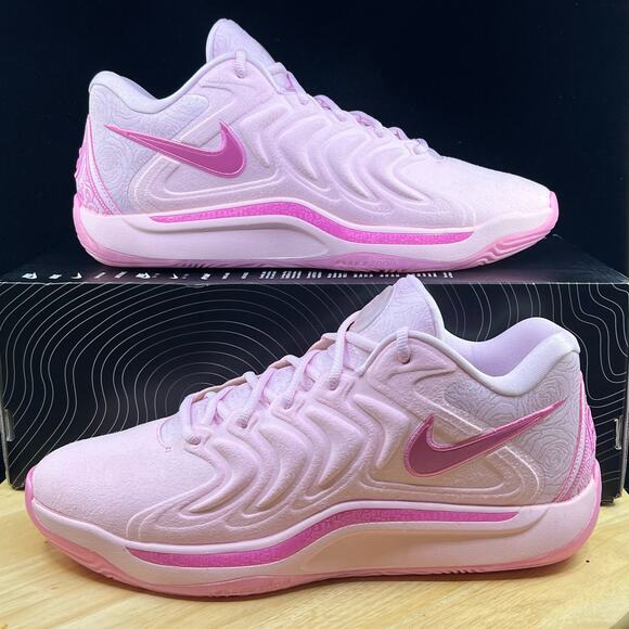 Brand New 2024 Nike Zoom KD 17 NRG 'Aunt Pearl' FZ1518 600 Size 8.5 Pink Foam - Picture 1 of 9